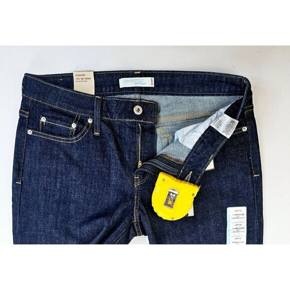 Levi's Size 10 Medium Women's 31" Inseam 545 Low Boot Cut Blue Denim Jeans NWT - Picture 13 of 15